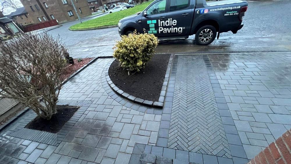 Driveway completed in Barrhead